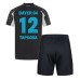 Maillot de foot Bayer Leverkusen Edmond Tapsoba #12 Troisième vêtements enfant 2024-25 Manches Courtes (+ pantalon court)